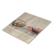 Griechisches Feuer (Pergament) Fliese (Seite)