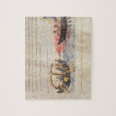 Griechisches Feuer (Pergament) Puzzle (Vertikal)