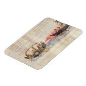 Griechisches Feuer (Vellum) Magnet (Linke Seite)