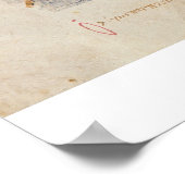 Griechisches Feuer (Vellum) Poster (Ecke)