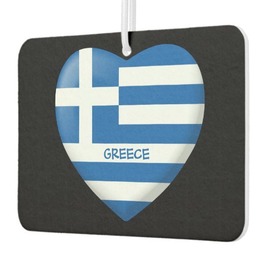 Griechisches Flag Autolufterfrischer (Links)