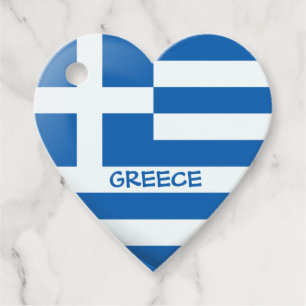 Griechisches Flag Geschenkanhänger