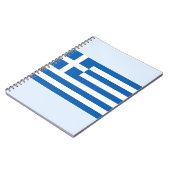 Griechisches Flag-Notebook Notizblock (Linke Seite)