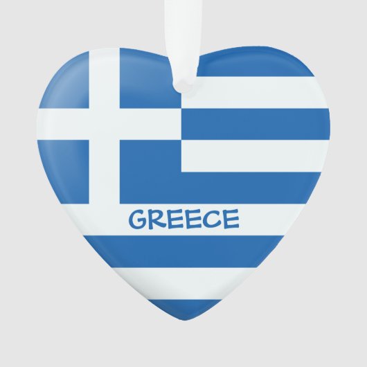Griechisches Flag Ornament (Vorderseite)