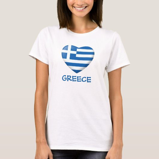 Griechisches Flag T-Shirt (Vorderseite)