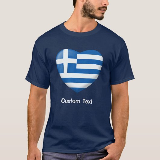 Griechisches Flag T-Shirt (Vorderseite)