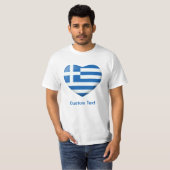 Griechisches Flag T-Shirt (Vorne ganz)