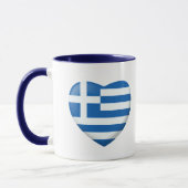 Griechisches Flag Tasse (Links)
