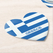 Griechisches Flag Untersetzer (angewinkelt)