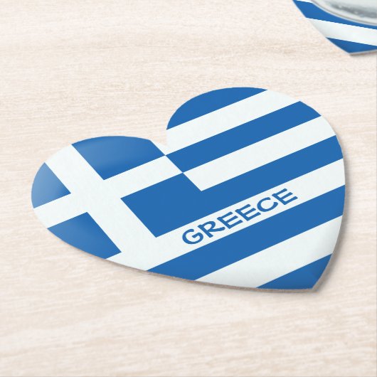 Griechisches Flag Untersetzer (angewinkelt)