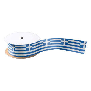 Griechisches Flaggenband Satinband