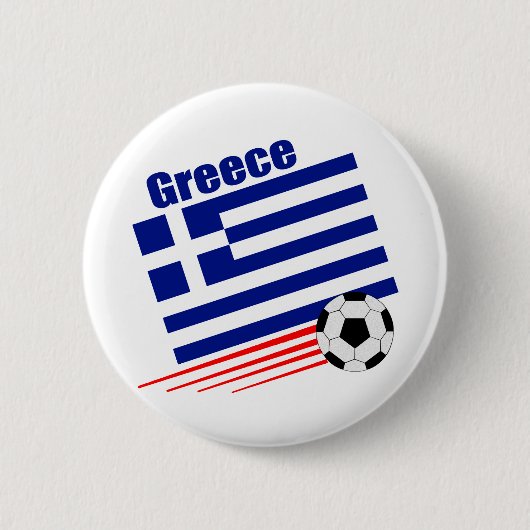 Griechisches Fußball-Team Button (Vorderseite)