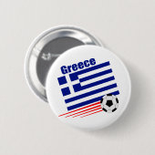 Griechisches Fußball-Team Button (Vorne & Hinten)