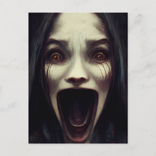 Griechisches Geisterhaus 2022 Feiertagspostkarte (Vorderseite)