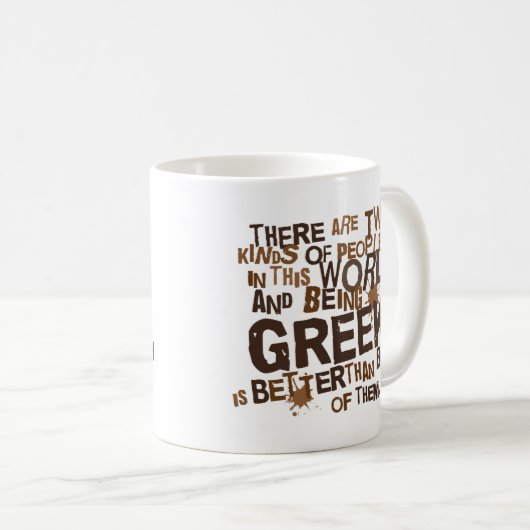 Griechisches Geschenk (lustig) Kaffeetasse (VorderseiteRechts)