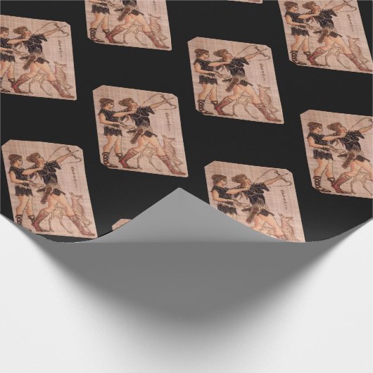 Griechisches Göttin Artemis Packpapier (Ecke)