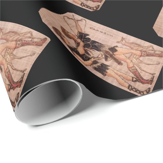 Griechisches Göttin Artemis Packpapier (Rolleneckpunkt)