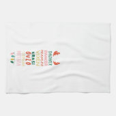 Griechisches Holiday Spirituosen Handtuch (Horizontal)