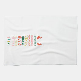 Griechisches Holiday Spirituosen Handtuch