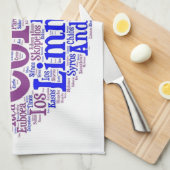 Griechisches Insel-Geschirrtuch Küchentuch (Viertel Falte)