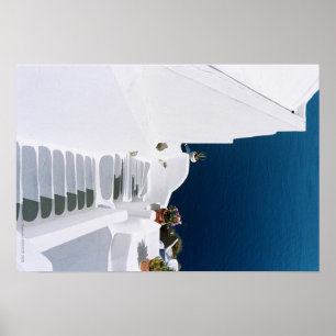 Griechisches Inseln-santorini Plakat