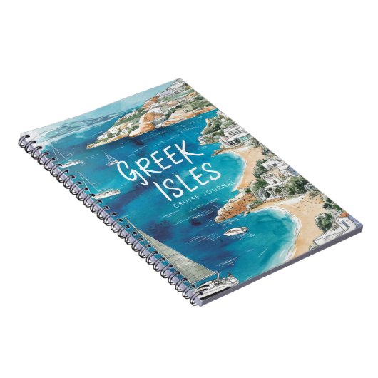 Griechisches Isles Cruise Journal Notizblock (Rechte Seite)