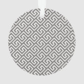 Griechisches klassisches Viereckmuster Ornament (Rückseite)