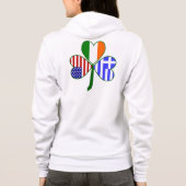 griechisches Kleeblatt Hoodie (Rückseite)