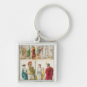 Griechisches Kleid, von 'Trachten der Voelker, Schlüsselanhänger