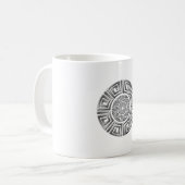 Griechisches Kreis-Motiv Kaffeetasse (Vorderseite Links)