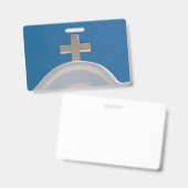 Griechisches Kreuz Ausweis (Vorder- & Rückseite)