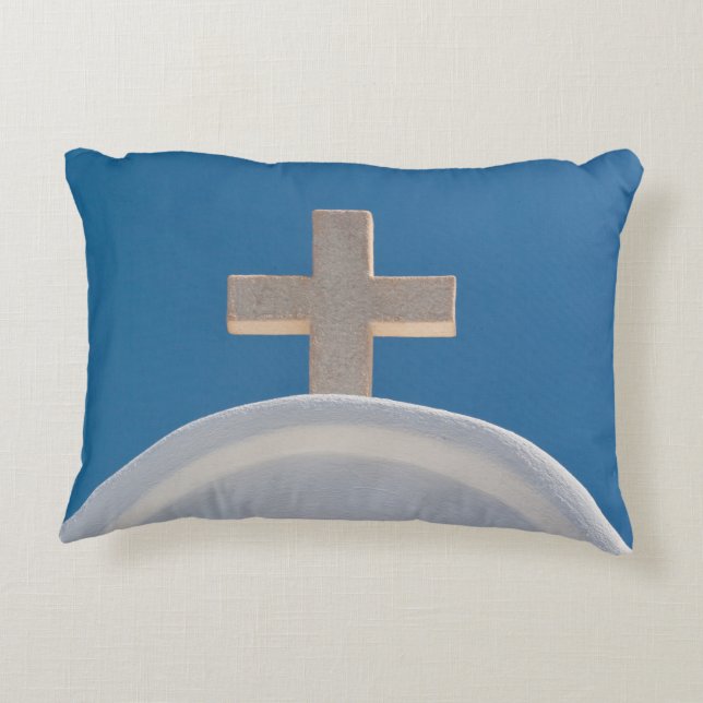 Griechisches Kreuz Dekokissen (Rückseite)