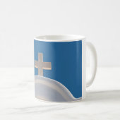 Griechisches Kreuz Kaffeetasse (VorderseiteRechts)