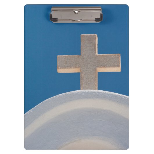 Griechisches Kreuz Klemmbrett (Vorderseite)