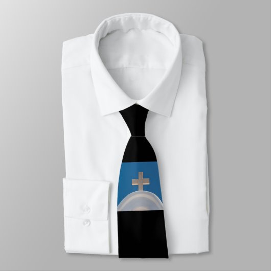 Griechisches Kreuz Krawatte (Gebunden)
