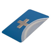 Griechisches Kreuz Magnet (Linke Seite)