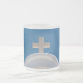 Griechisches Kreuz Mattglastasse (Mittel)