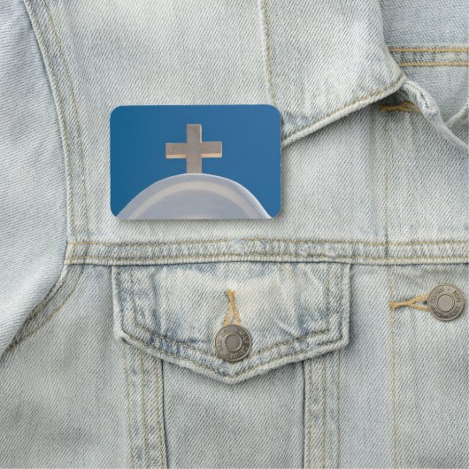 Griechisches Kreuz Namensschild (Beispiel)