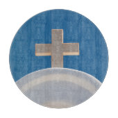 Griechisches Kreuz Schneidebrett (Vorderseite)