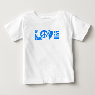Griechisches Liebe-Baby Baby T-shirt