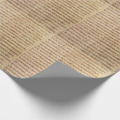 Griechisches Manuskript Geschenkpapier (Ecke)