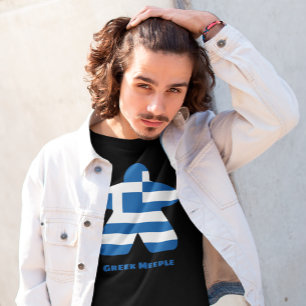 Griechisches Meeple Mens Shirt