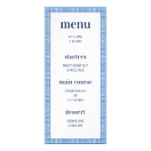 Griechisches Menü für Hochzeiten (Vorne)