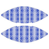 Griechisches Mittelmeer Arabeske Muster Blau Football (Paneele)