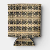 Griechisches Mittelmeer Arabeske Muster Brown Dosenkühler (Vorderseite)