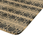 Griechisches Mittelmeer Arabeske Muster Brown Schneidebrett (Ecke)