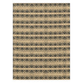 Griechisches Mittelmeer Arabeske Muster Brown Tischdecke (Vorderseite)