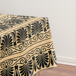 Griechisches Mittelmeer Arabeske Muster Brown Tischdecke