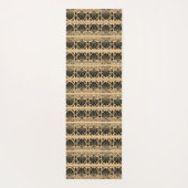 Griechisches Mittelmeer Arabeske Muster Brown Yogamatte (Rückseite)