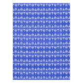 Griechisches Mittelmeer-Muster Blau Tischdecke (Vorderseite)